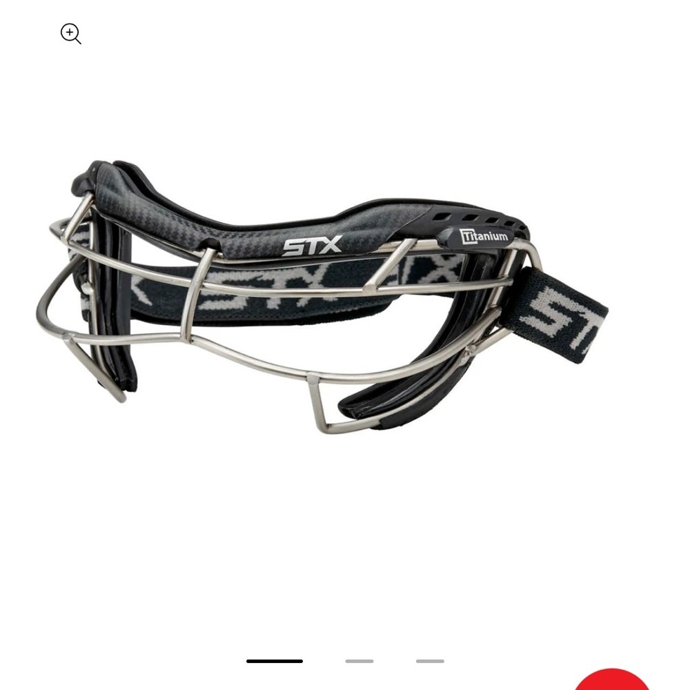 STX Focus TI-S+ Face Mask Lacrosse goggles blue and gray